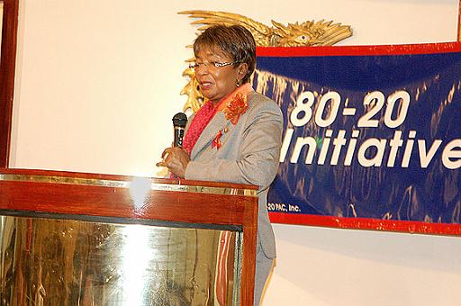 Rep. Eddie Bernice Johnson at 80-20 Dinner Event